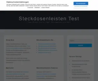 Steckdosenleisten-Test.de(Steckdosenleisten Test) Screenshot