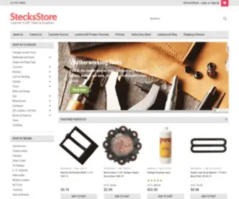 Stecksstore.com(Leather craft stamps) Screenshot