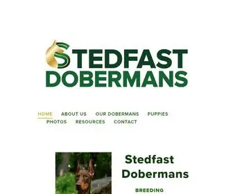 Stedfastdobes.com(Stedfast Dobermans) Screenshot