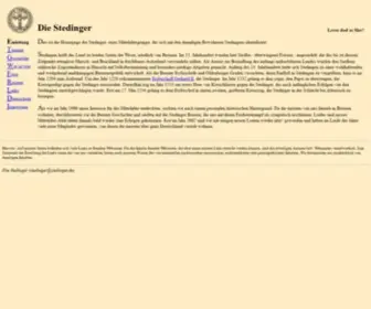 Stedinger.de(Die Stedinger) Screenshot