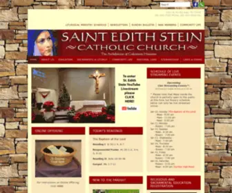 Stedithstein.org(Edith Stein Catholic Church (Katy) Screenshot