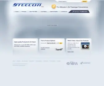 Steecon.com(VIP and Corporate Aircraft Cabin Pocket Doors) Screenshot