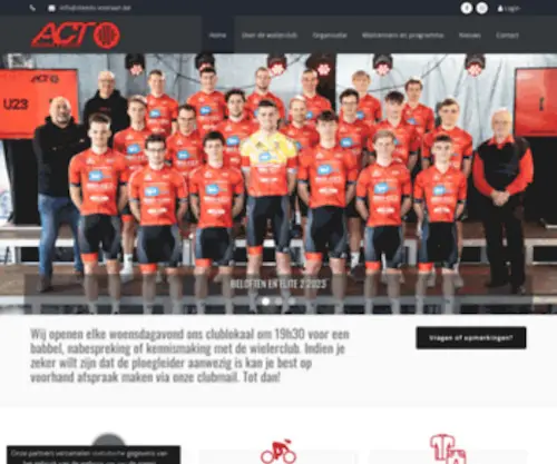 Steeds-Vooraan.be(Antwerp Cycling Team Kontich) Screenshot