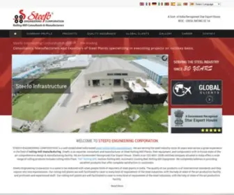 Steefo.com(Steefo Engineering Corporation) Screenshot