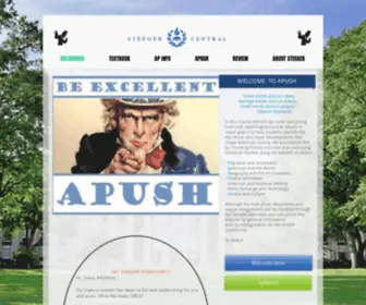 Steegercentral.com(APUSH at Temecula Valley High School) Screenshot