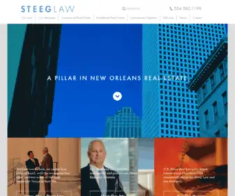 Steeglaw.com(Steeg Law) Screenshot