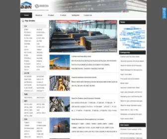 Steel-Plate-Sheet.com(BEBON INTERNATIONAL) Screenshot