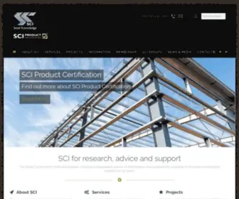 Steel-Sci.com(Steel Construction Institute (SCI)) Screenshot
