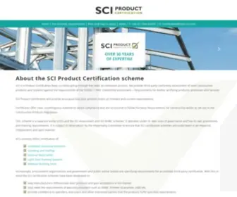 Steel-Sci.org(SCI Product Certification scheme) Screenshot