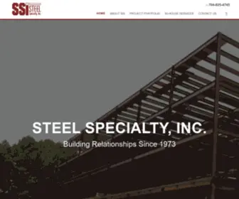 Steel-Specialty.com(Steel Specialty Inc) Screenshot