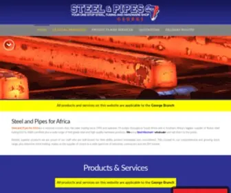 Steelandpipes.co.za(Steel and Pipes for Africa) Screenshot