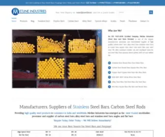 Steelbars.in(Stainless Steel Round Bars/Rods Manufacturers) Screenshot