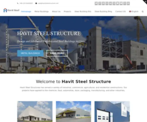 Steelbuildingschina.com(Havit Steel Structure) Screenshot