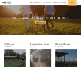 Steelbuilt.com.au(Transportable Steel Kit (Frame) Pole & Weatherboard Homes) Screenshot