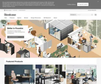 Steelcase-Europe.com(Office Furniture Solutions) Screenshot