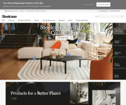 Steelcase.com(Office Furniture Solutions) Screenshot