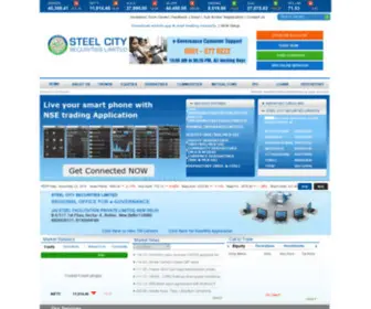 Steelcitynettrade.com(STEEL CITY SECURITIES LTD) Screenshot