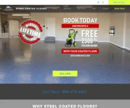 Steelcoatedfloors.com(Steel Coated Floors) Screenshot