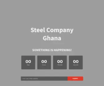 Steelcoghana.com(Steel Company Ghana) Screenshot