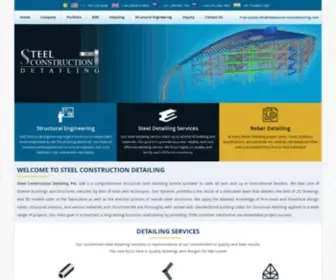 Steelconstructiondetailing.com(Structural Steel Detailing) Screenshot