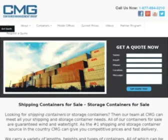 Steelcontainersforsale.com(New & Used Shipping Containers For Sale) Screenshot