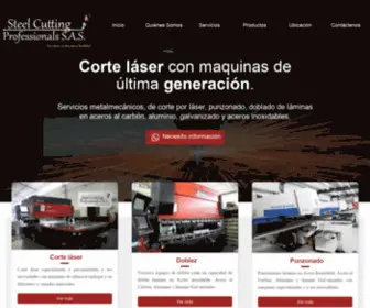 Steelcutting.co(Servicios metalmecánicos) Screenshot