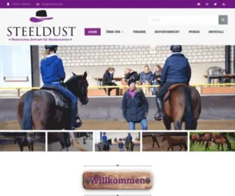 Steeldust.de(Zentrum für Westernreiten) Screenshot