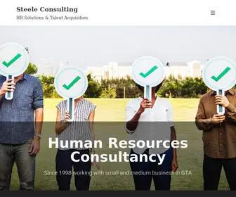 Steele-Consulting.net(HR Solutions &amp; Talent Acquisition) Screenshot