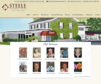 Steelefuneralhome.ca(Steele Funeral Home) Screenshot