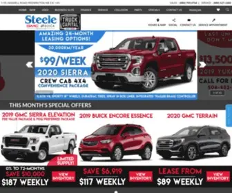 Steelegmcbuick.com(Steele GMC Buick) Screenshot