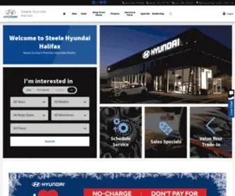 Steelehyundai.com(Steele Hyundai Halifax) Screenshot