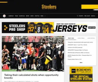 Steelers.com(Pittsburgh Steelers Home) Screenshot