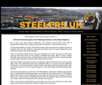 Steelersuk.com(Steelers) Screenshot