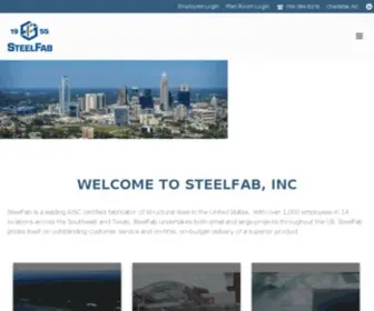 Steelfab-INC.com(SteelFab, Inc) Screenshot