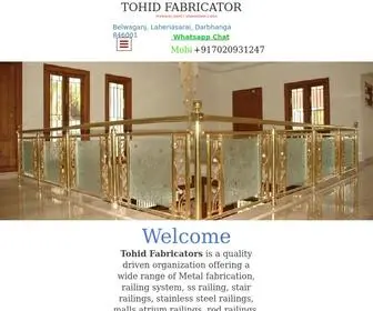 Steelfabricator.in(Tohid Fabricator Manufacturer For Grill gate Railing Window door) Screenshot