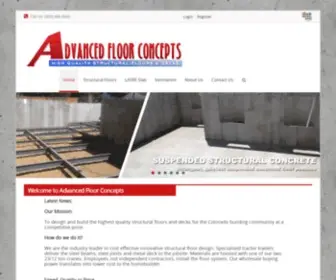 Steelfloors.com(Advanced Floor Concepts) Screenshot