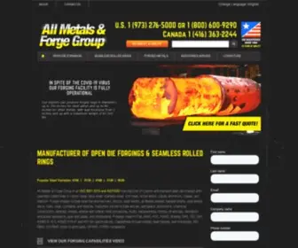 Steelforge.com(All Metals & Forge Group) Screenshot
