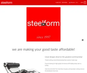 Steelform.com(The best reproductions of modern classic designer furniture) Screenshot