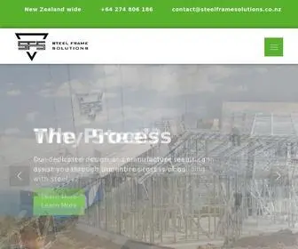 Steelframesolutions.co.nz(Steel Frames NZ) Screenshot