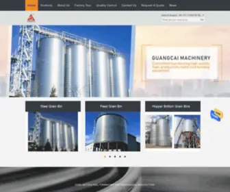 Steelgrainbin.com(Quality Steel Grain Bin & Feed Grain Bin factory from China) Screenshot