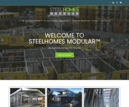Steelhomes.us(Steelhomes) Screenshot