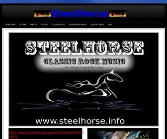 Steelhorse.info(Classic rock band) Screenshot