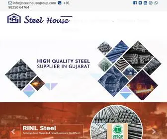 Steelhousegroup.com(TMT Bars) Screenshot