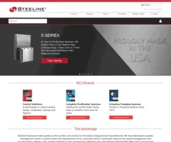 Steelineenclosures.com(Steeline Enclosures Official Website) Screenshot