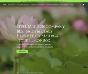 Steelmailbox.com(Steel Mailbox Company Best Sales & Deals) Screenshot