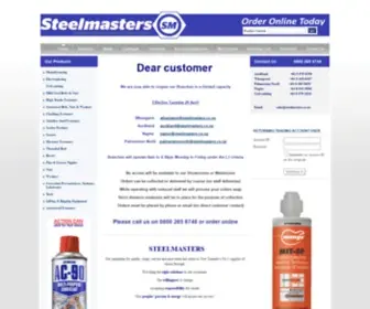 Steelmasters.co.nz(Fasteners Manufacturing & Distributors) Screenshot