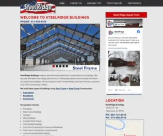 Steelridge.biz(Steel ridge buildings in tippecanoe indiana) Screenshot