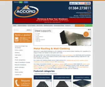 Steelroofsheets.co.uk(Suppliers of corrugated roofing sheets to UK homeowners and businesses. Metal Cladding) Screenshot