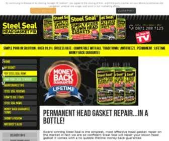 Steelseal.co.uk(Steel Seal Head Gasket Repair) Screenshot