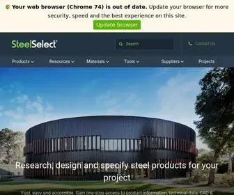 Steelselect.com.au(STEEL SELECT®) Screenshot